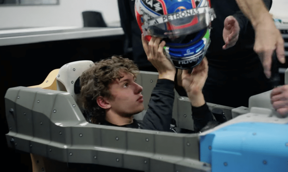 La prova sedile di Kimi Antonelli