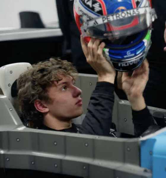 La prova sedile di Kimi Antonelli