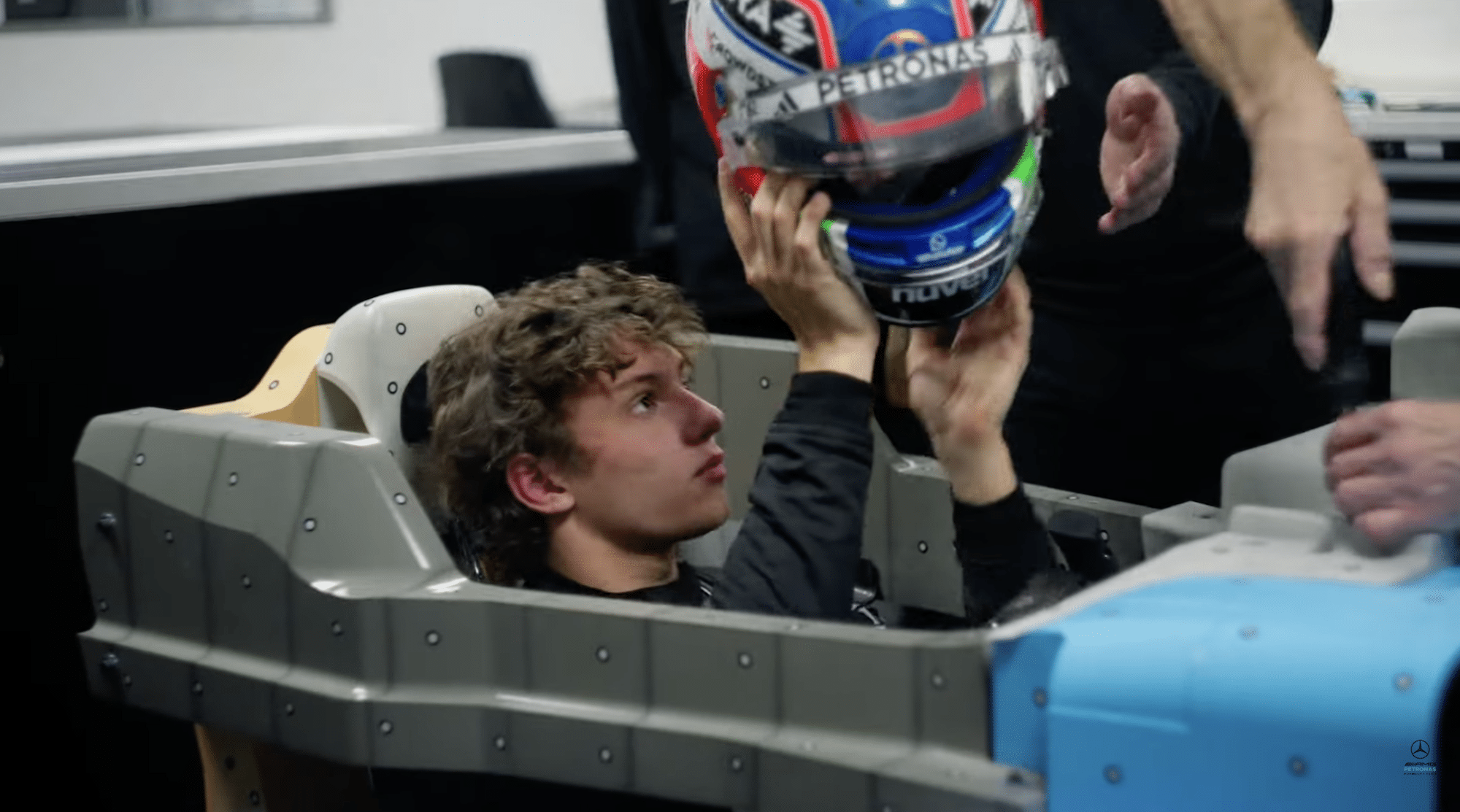 La prova sedile di Kimi Antonelli