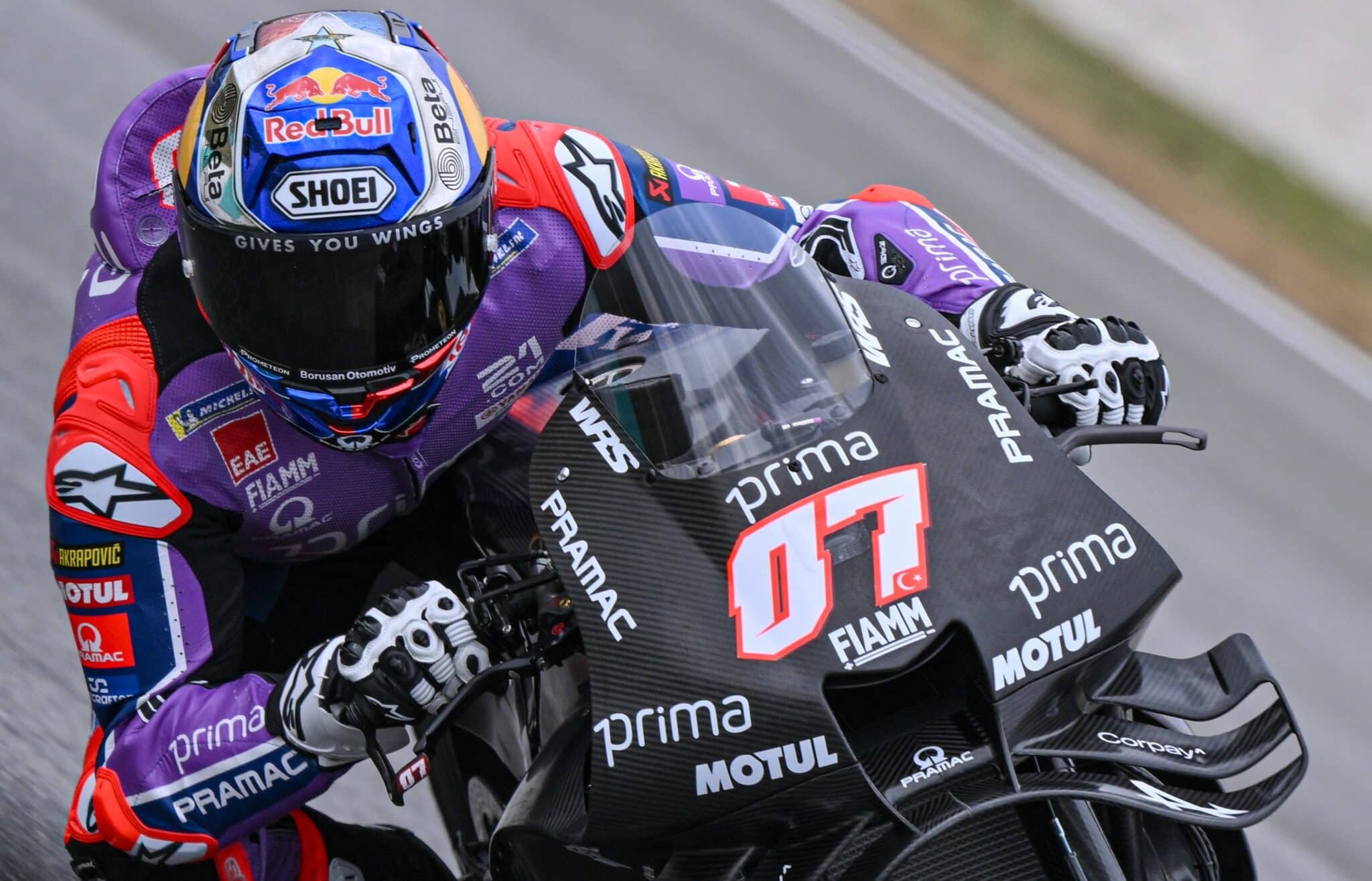 Toprak durante il test shakedown di Sepang