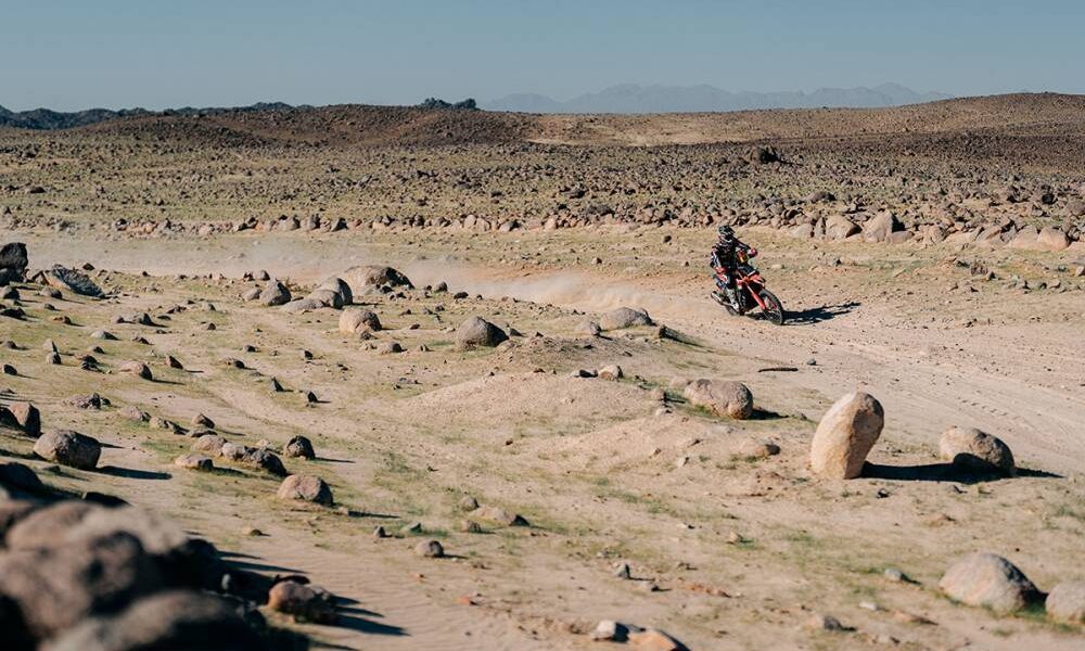 Tosha Schareina, vincitore dello Stage 3 categoria Moto