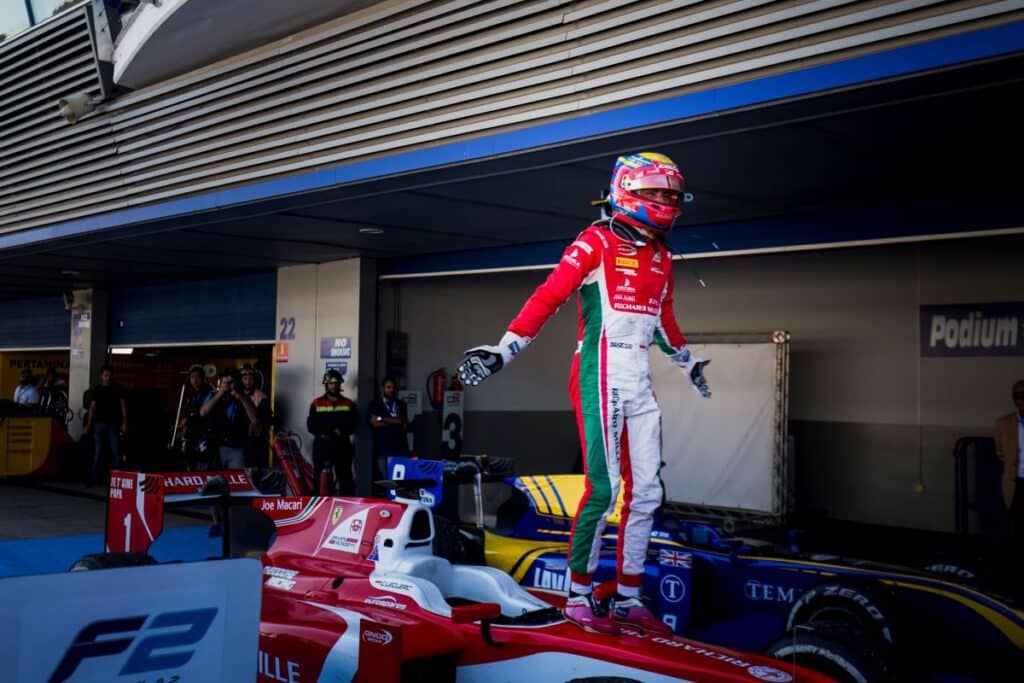 Charles Leclerc campione F2 con Prema nel 2017