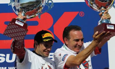 Genesio Bevilacqua con Carlos Checa