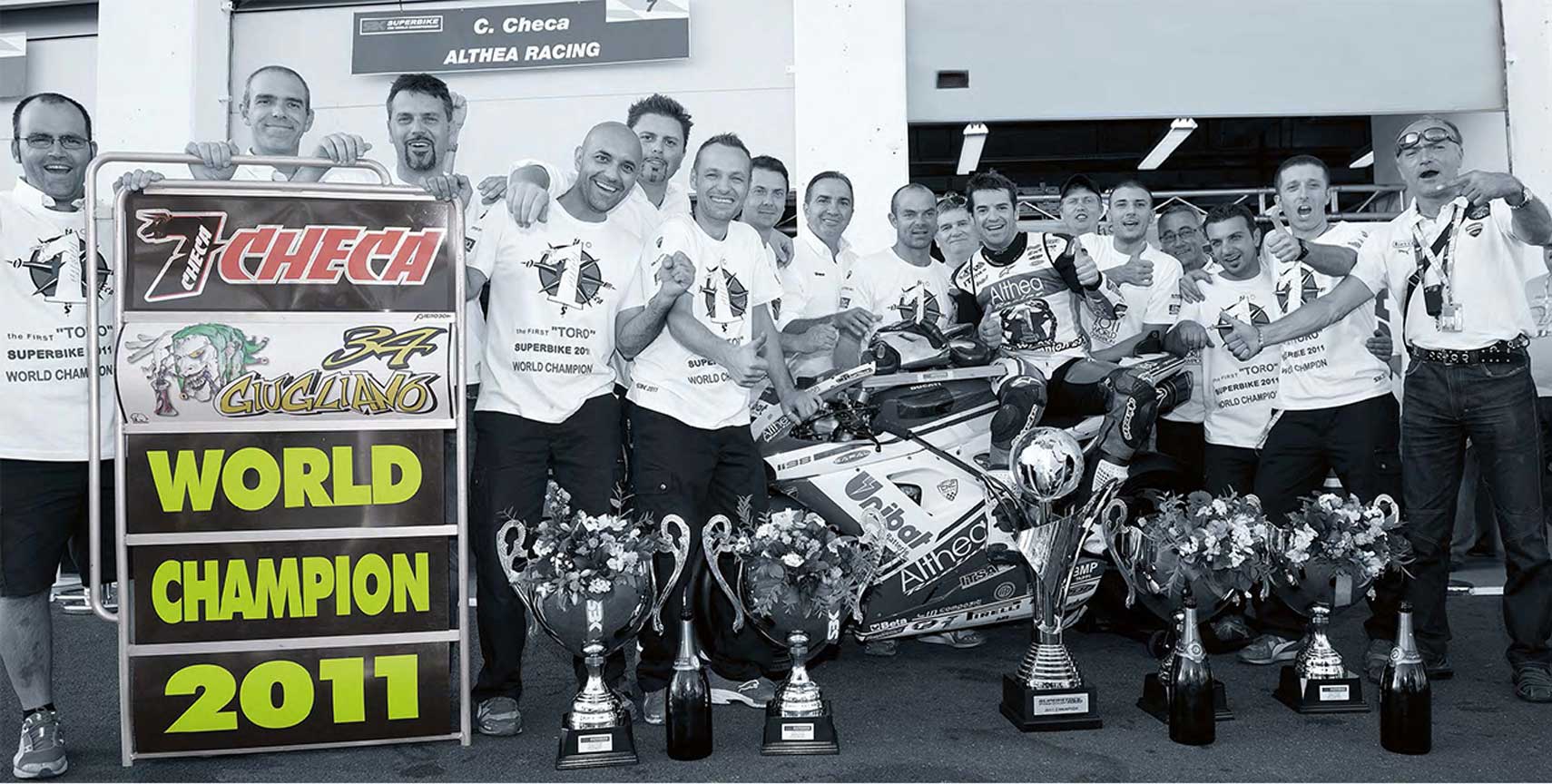 Il Team Althea festeggia i titoli del 2011