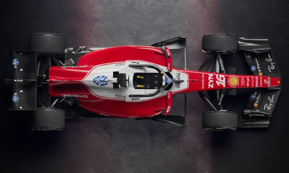 La SF-26 vista dall'alto