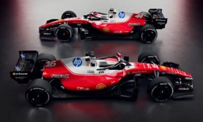 Le Ferrari di Hamilton e Leclerc