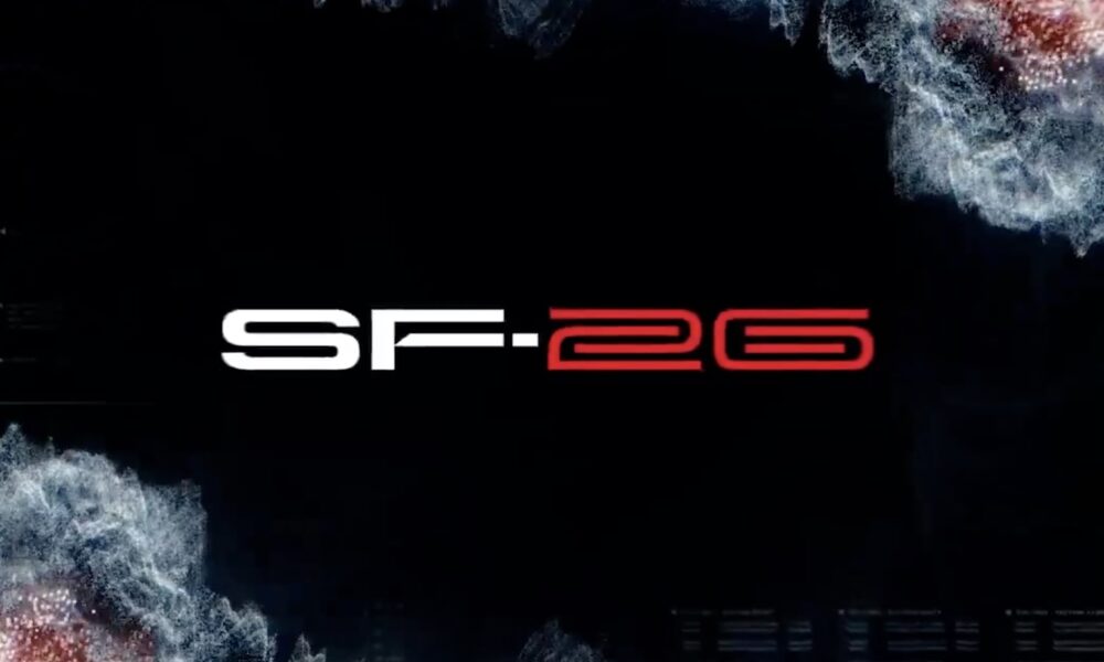Il logo disegnato da Ferrari per il nome della SF-26