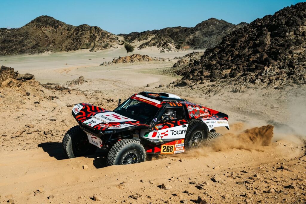 L'Optimus dei fratelli Totani (© Totani Dakar Rally)