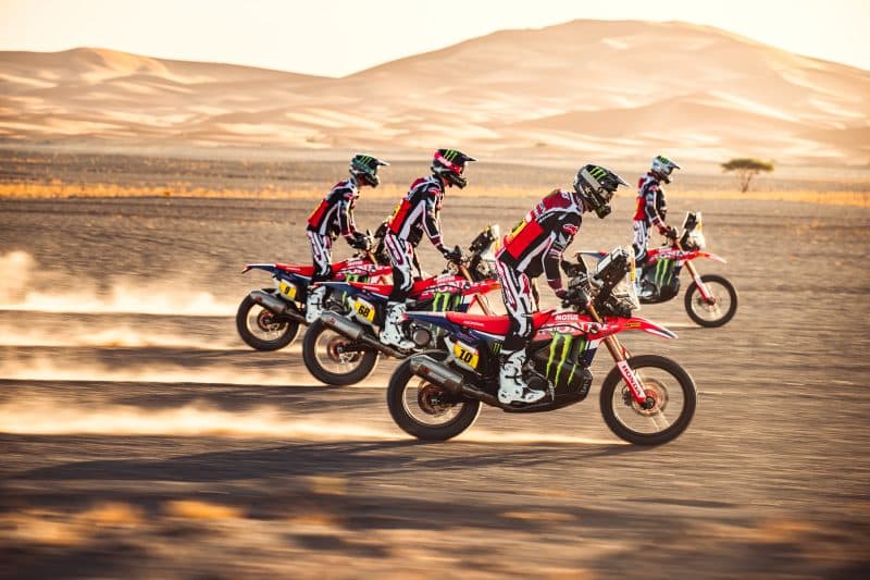 La pattuglia Honda alla Dakar 2026