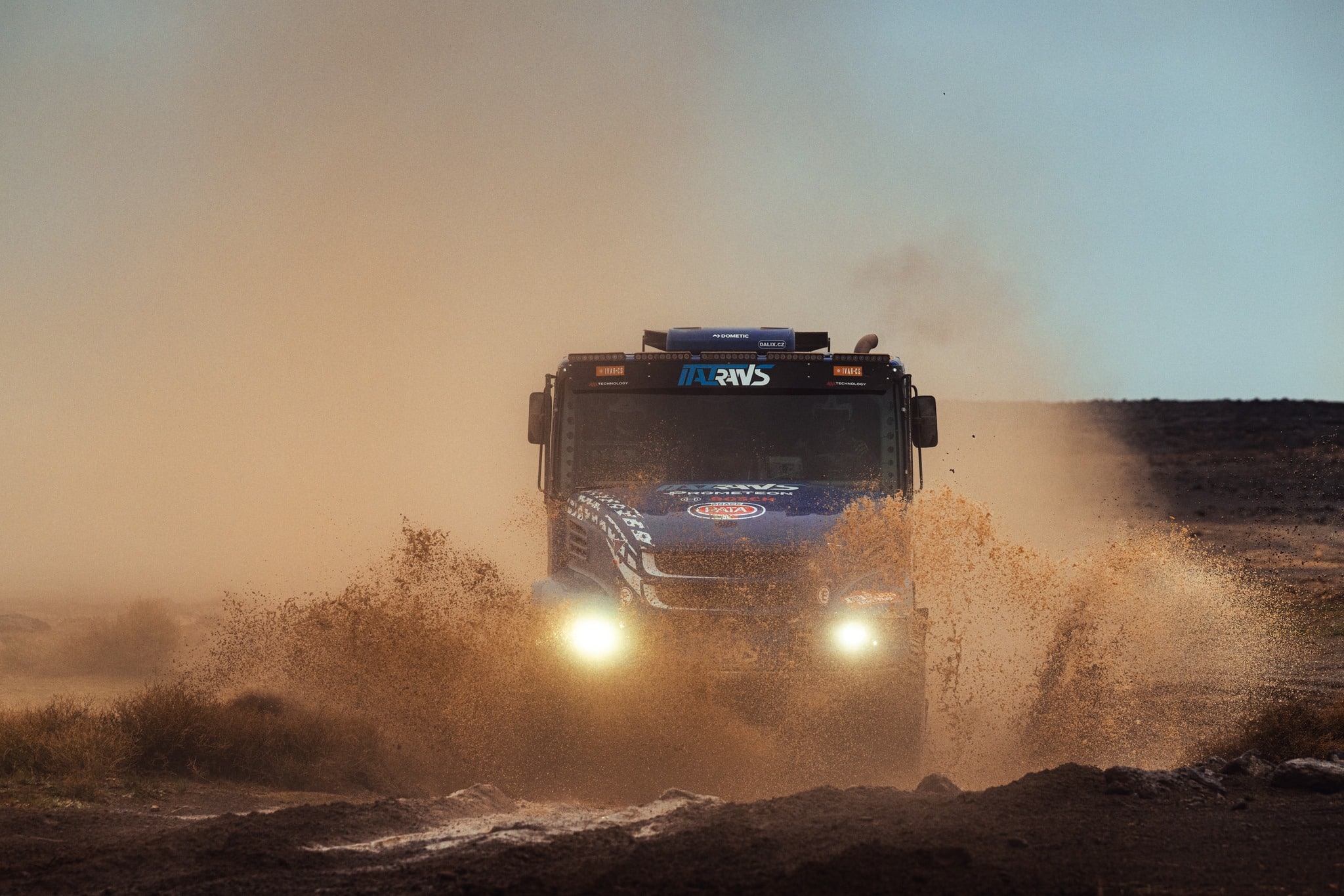 Il camion della Italtrans Racing che sarà impegnato alla Dakar 2026