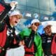 Heinrich, Nasr e Andlauer festeggiano la vittoria della 24 Ore di Daytona 2026 (© Porsche Motorsport)