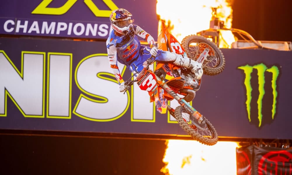 Eli Tomac vincitore del Supercross a San Diego nel secondo Round 2026