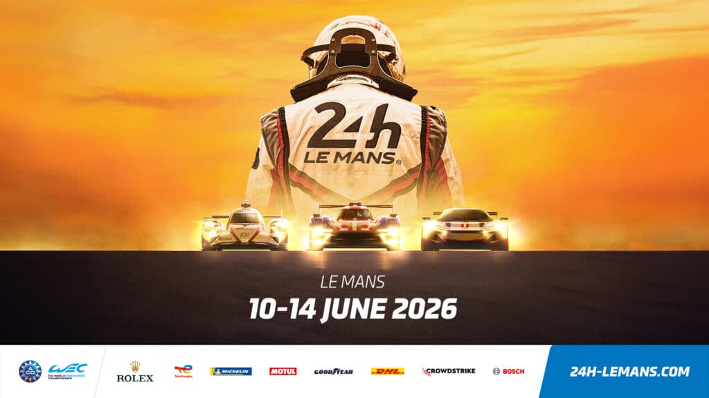 La locandina ufficiale della 24 Ore di Le Mans 2026