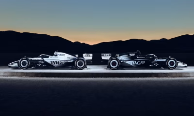 La livrea asimmetrica delle Cadillac F1 2026 (© Cadillac F1)