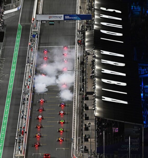 La partenza dell'E-Prix di Jeddah 2025