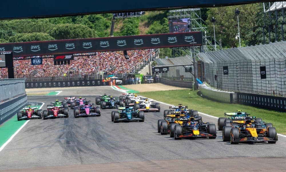 La partenza del GP di Imola di F1 del 2025 (© Autodromo Imola)