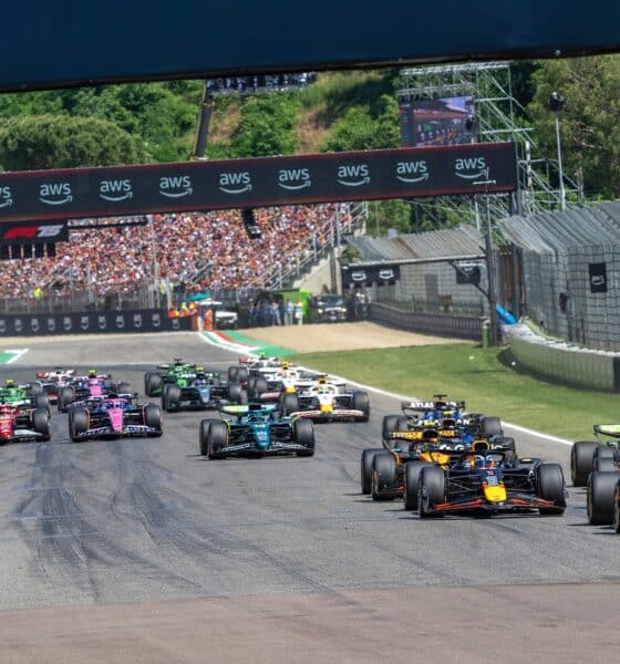 La partenza del GP di Imola di F1 del 2025 (© Autodromo Imola)