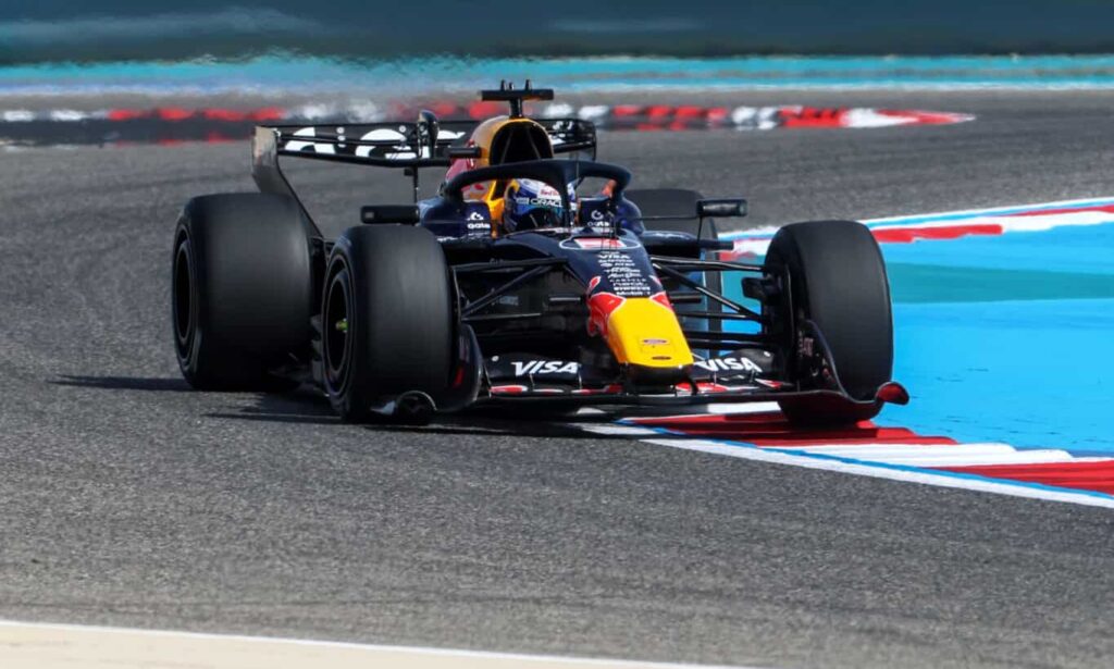 verstappen f1 test bahrain 2026 diretta