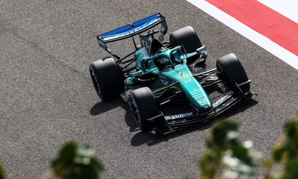 aston martin test bahrain f1 2026 diretta