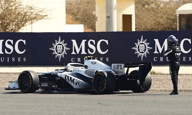 bottas test bahrain