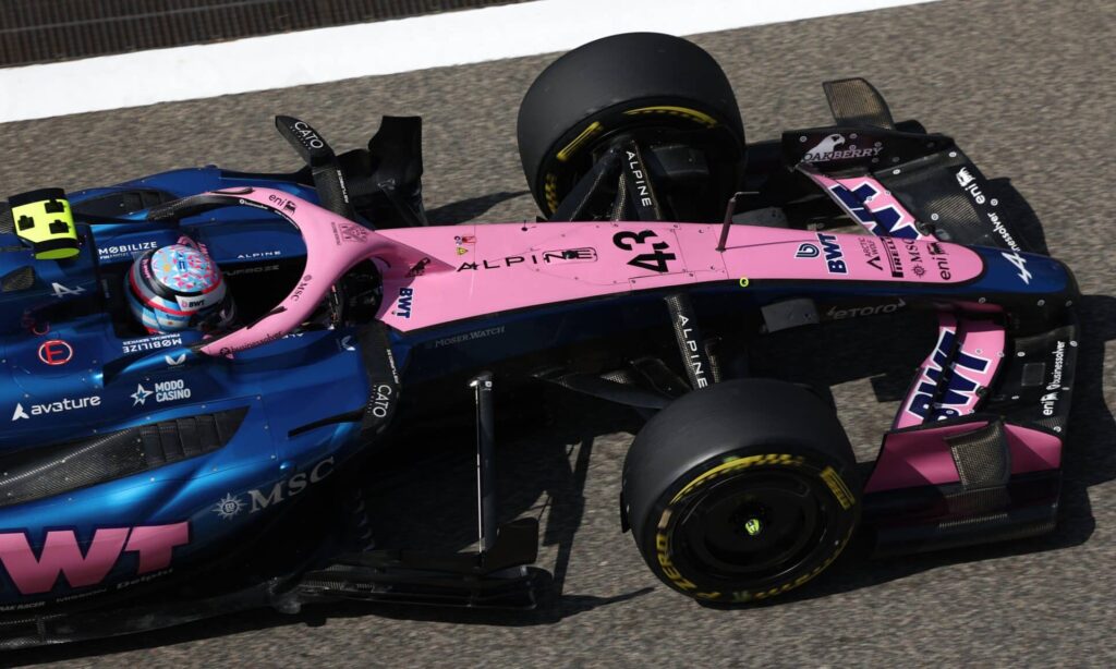 colapinto test bahrain