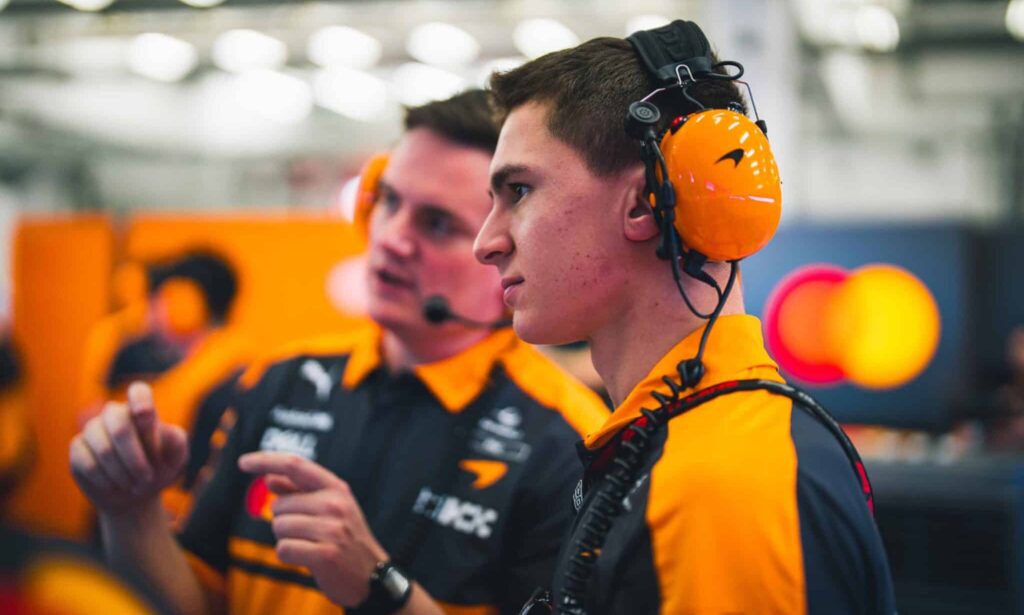 fornaroli mclaren test