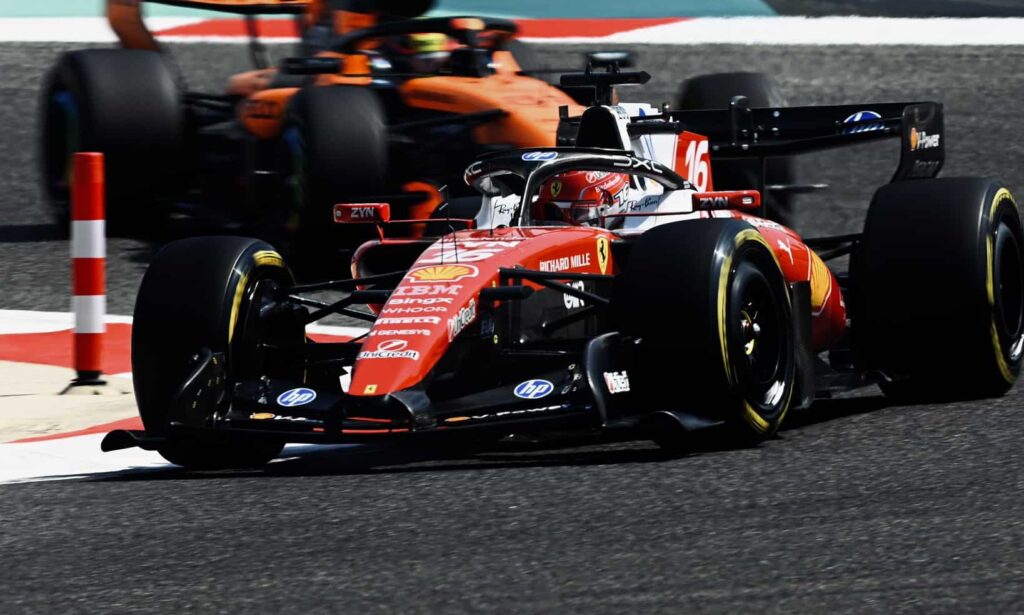 leclerc live f1 test bahrain 2
