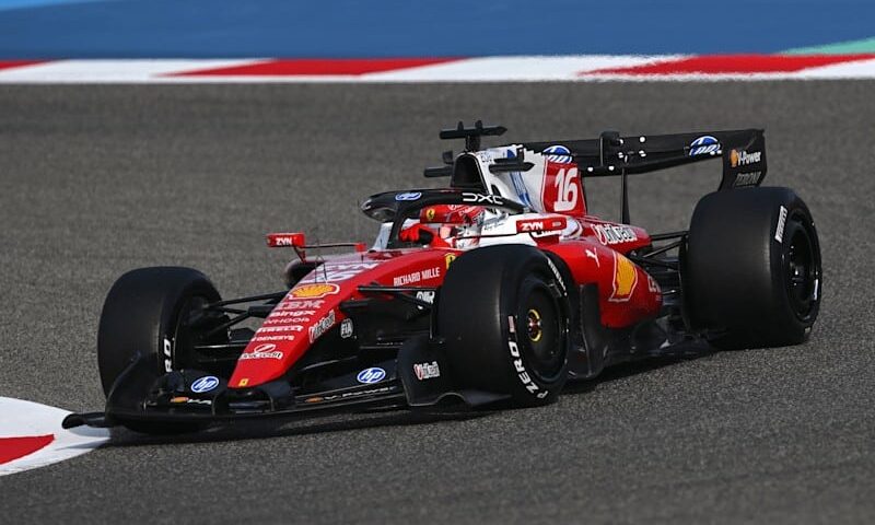 leclerc test f1 2026 live day 2