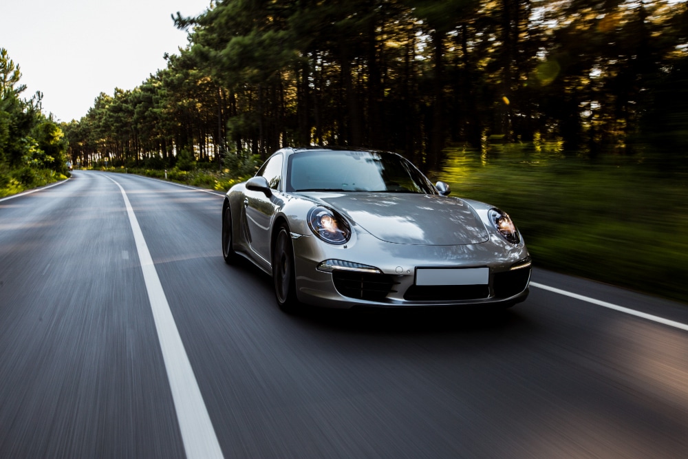 Porsche su strada