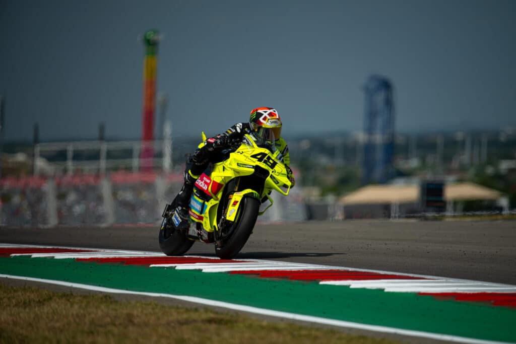 Di Giannantonio primo nelle qualifiche del GP di Austin MotoGP 2026 (© vr46racingteam.it)