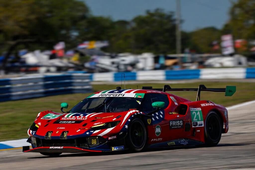 La Ferrari #21 di Antonio Fuoco (© IMSA)