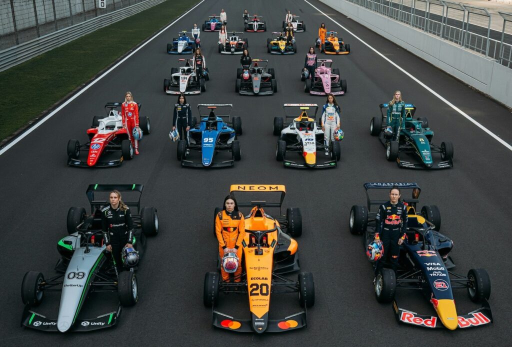 La griglia 2026 della F1 Academy (