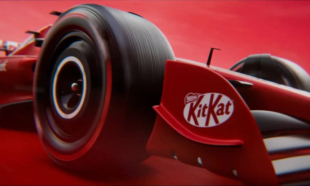 Rubate 12 tonnellate di barrette KitKat a tema F1, partite dall'Italia (© kitkat.com)