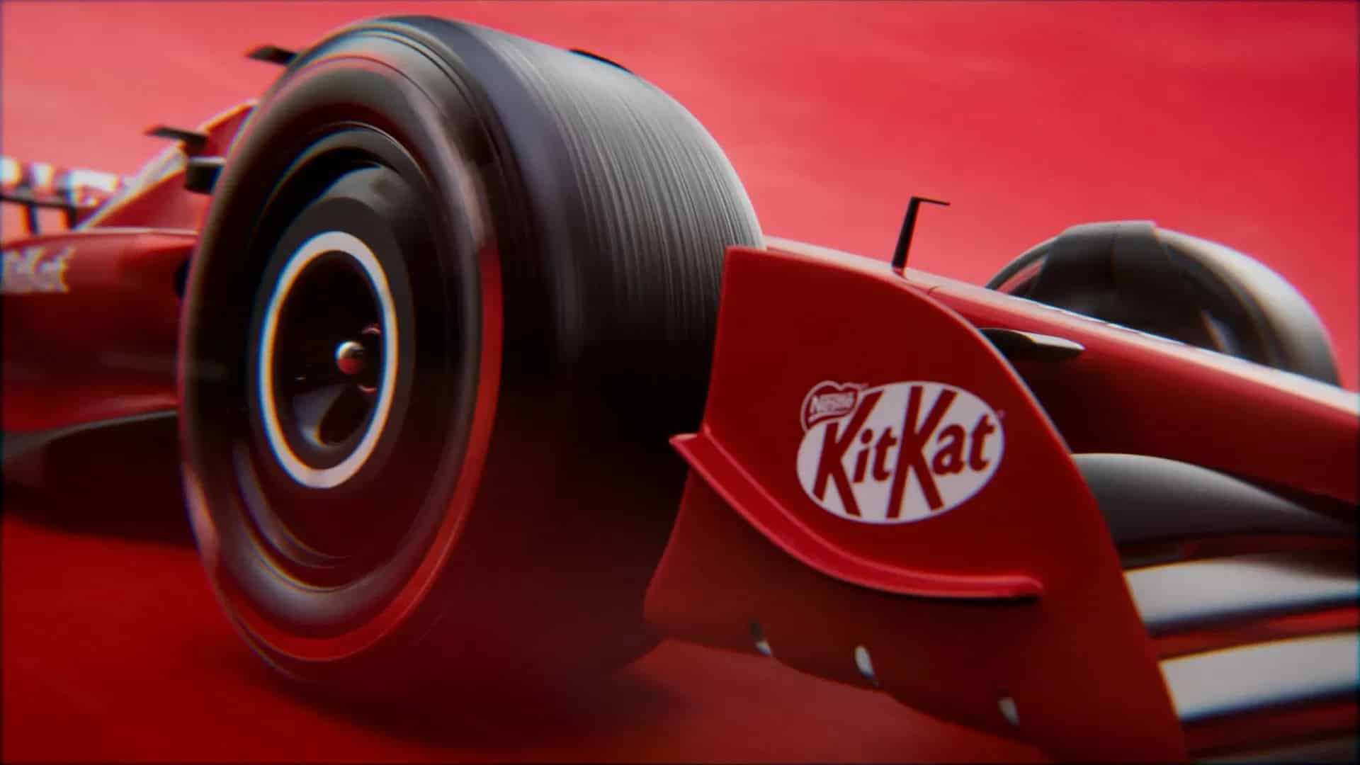 Rubate 12 tonnellate di barrette KitKat a tema F1, partite dall'Italia (© kitkat.com)