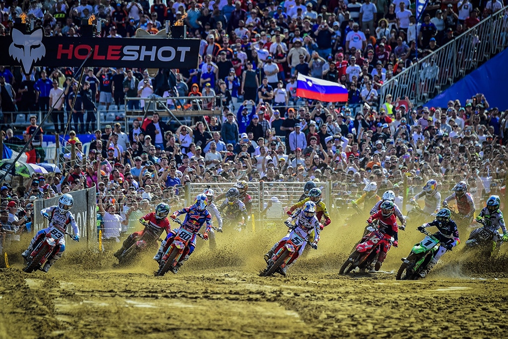 La partenza di una delle manche MXGP Andalusia 2026 (© mxgp.com)