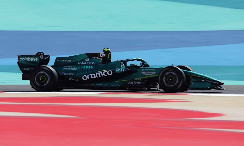 alonso test bahrain f1