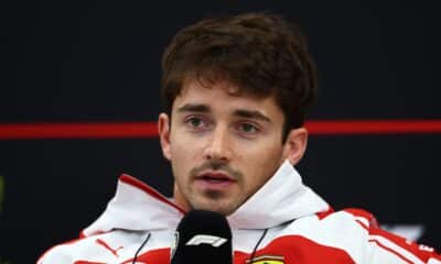 Charles Leclerc in conferenza stampa prima del GP di Suzuka (© f1.com)