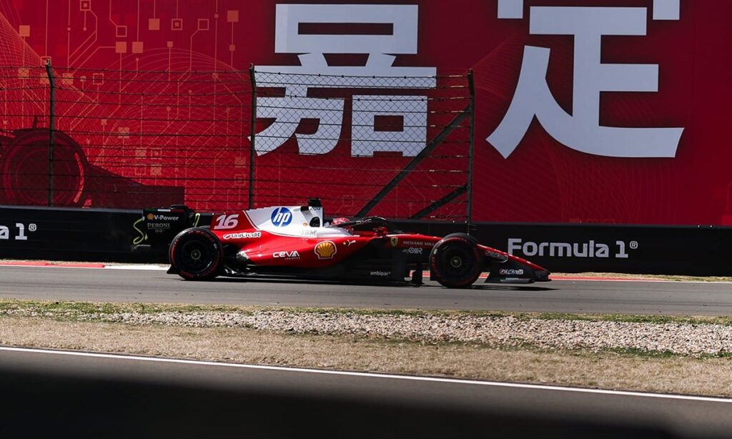 Charles Leclerc qualifiche gp cina