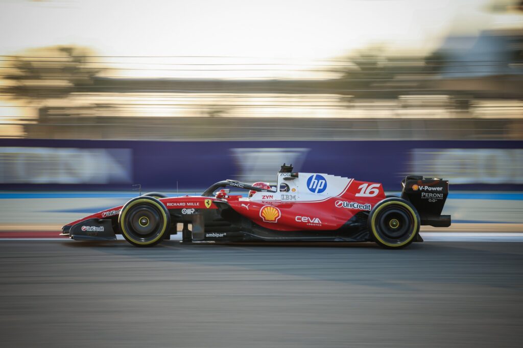 leclerc f1 test bahrain
