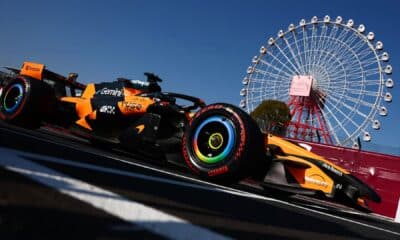 Oscar Piastri nel venerdì del GP del Giappone 2026 (© f1.com)