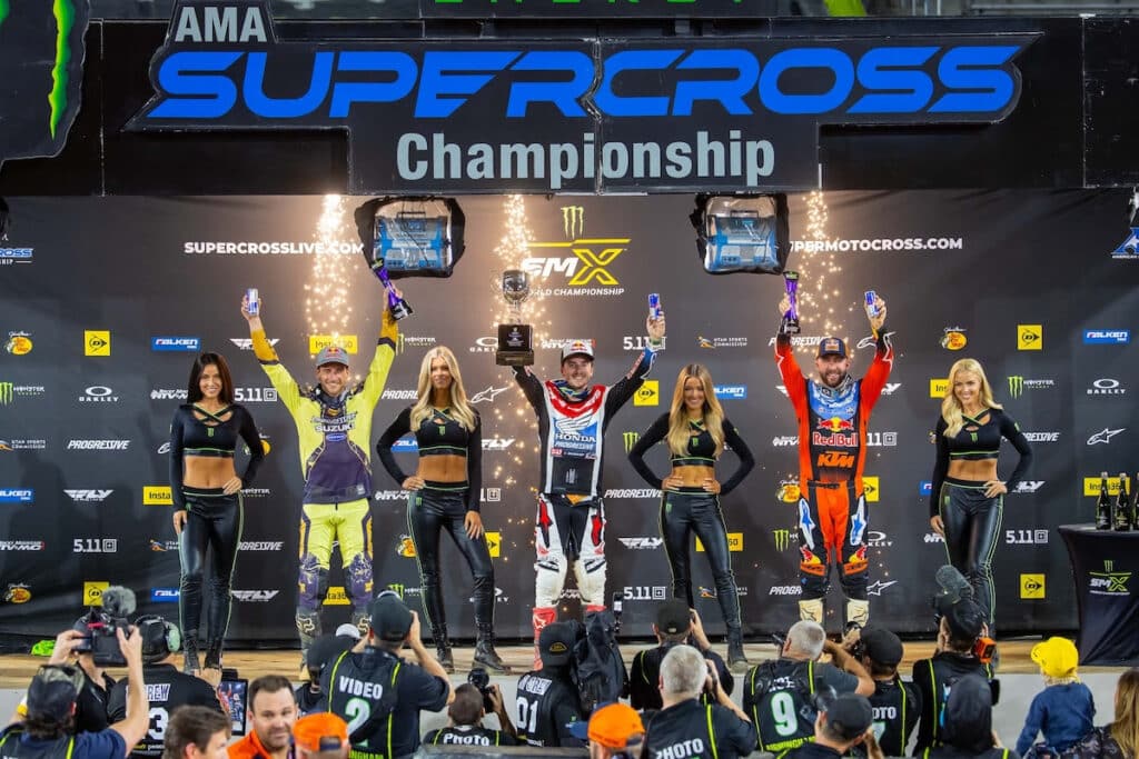 Il podio del Round di Birmingham