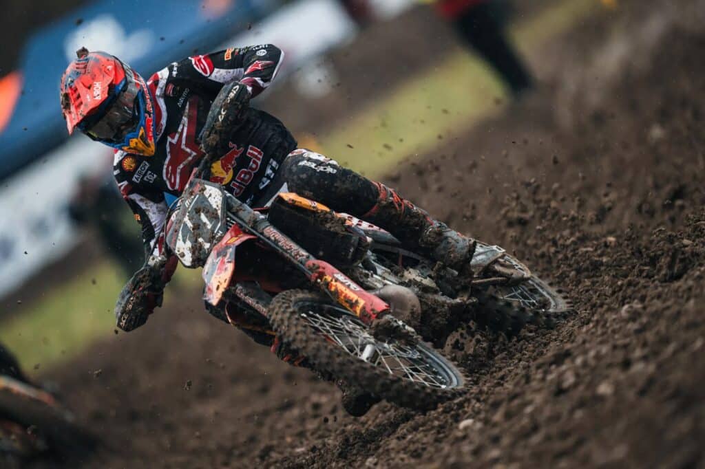 Clavin Vlaanderen durante il round MXGP di Svizzera 2026 (© Ducati Media House)