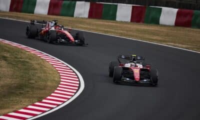 Hamilton e Leclerc sulle SF-26: in aprile Ferrari farà dei test in pista (© Ferrari Media Centre)