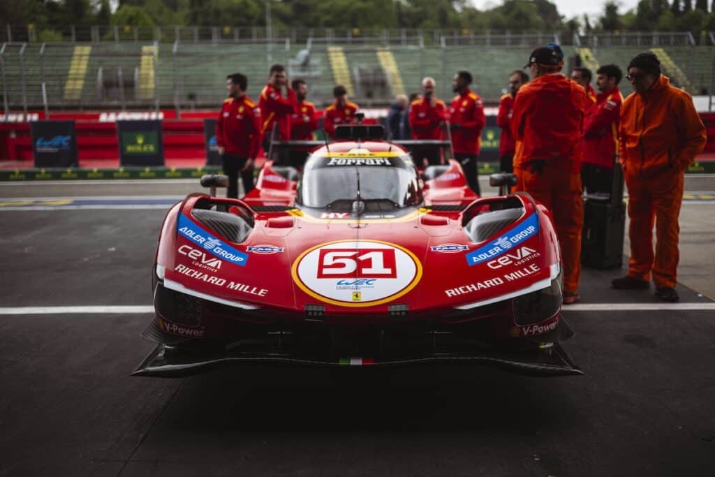 Ferrari 499P #51, a Imola per la 6 Ore del FIA WEC