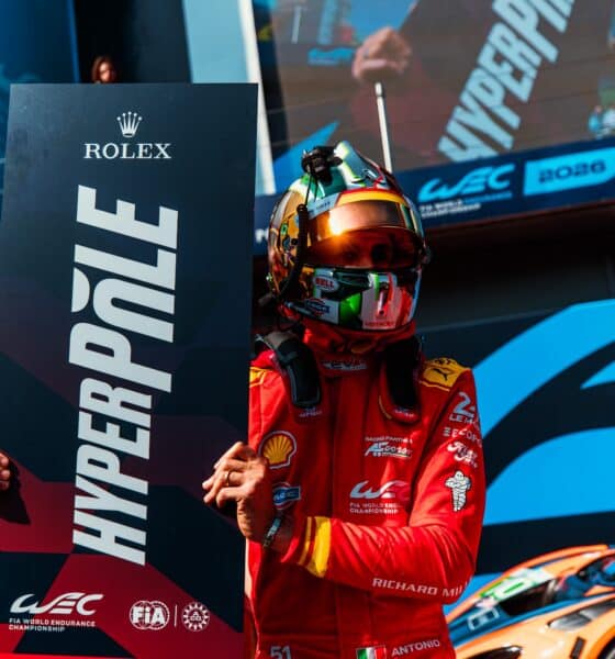 Antonio Giovinazzi dopo la Pole alla 6 Ore di Imola