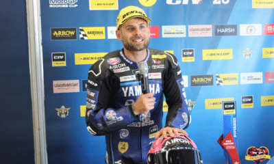 Alessandro del Bianco dopo la pole a Misano, CIV SBK 2026