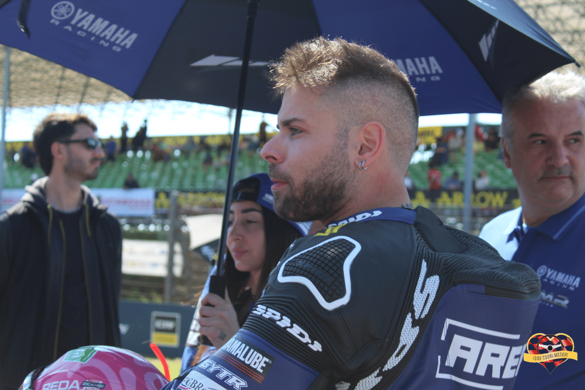 Alessandro del Bianco in griglia a Misano, CIV SBK 2026