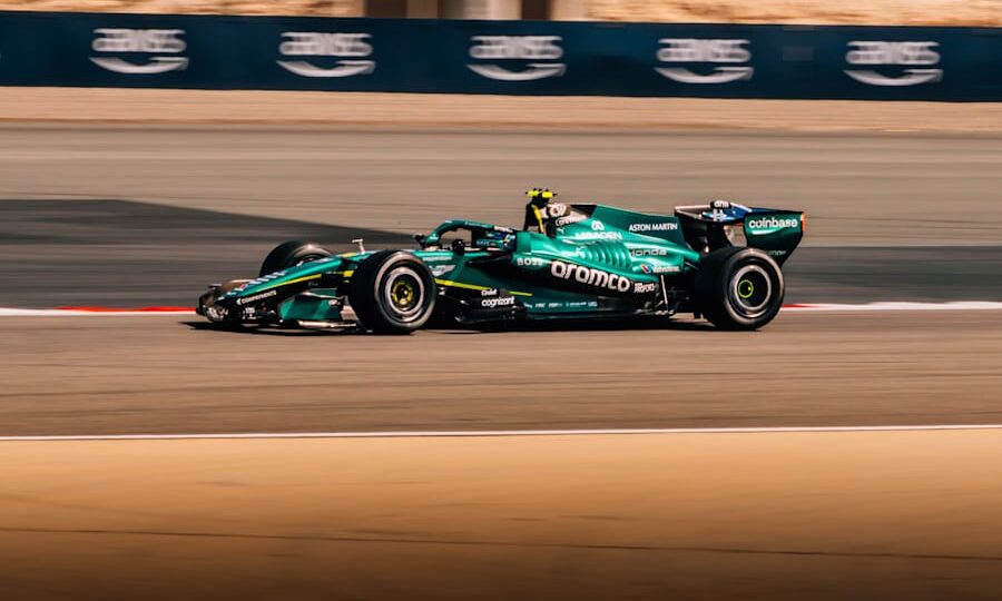 alonso aston martin test bahrain