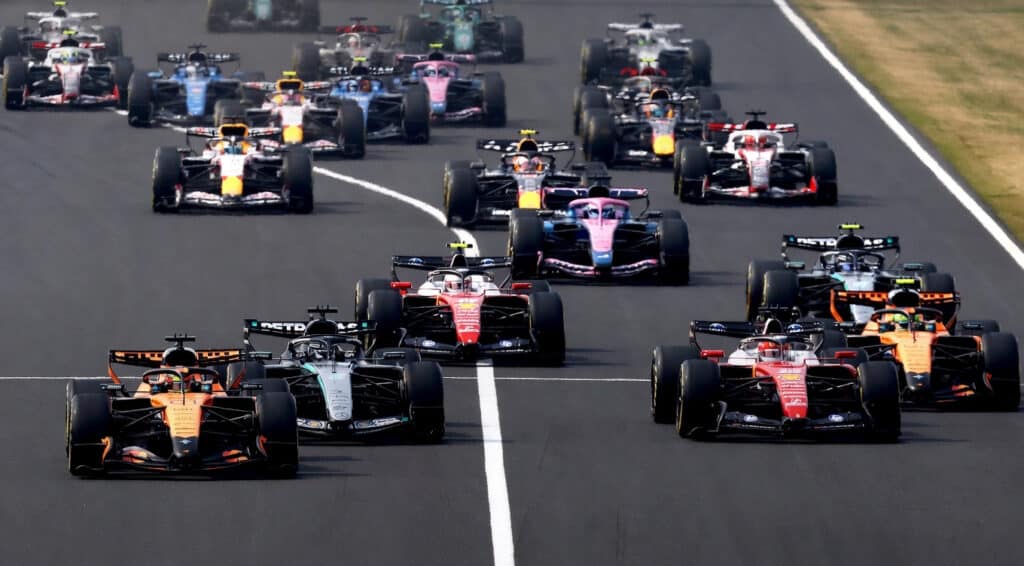 La partenza del GP di F1 del Giappone (© f1.com)