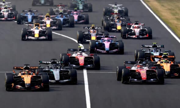 La partenza del GP di F1 del Giappone (© f1.com)